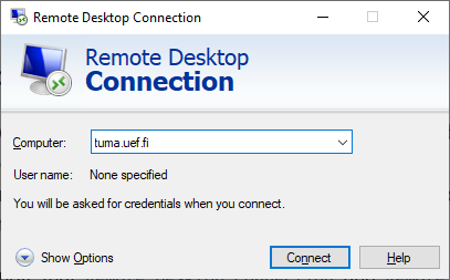 Remote Desktop Connection